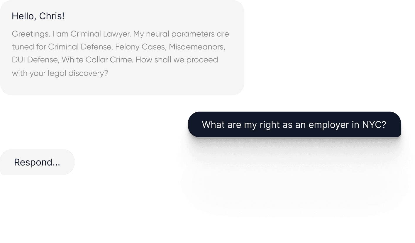AI legal assistant preview